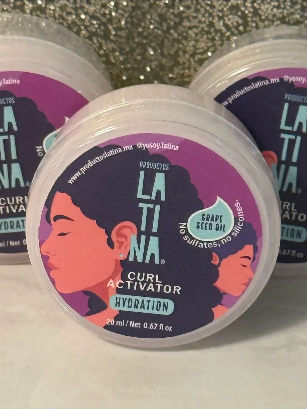 5 for $25 item 🌺 Mini Travel Size Productos Latina Curl Activator Hydration x3